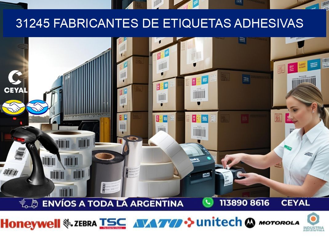 31245 Fabricantes de etiquetas adhesivas
