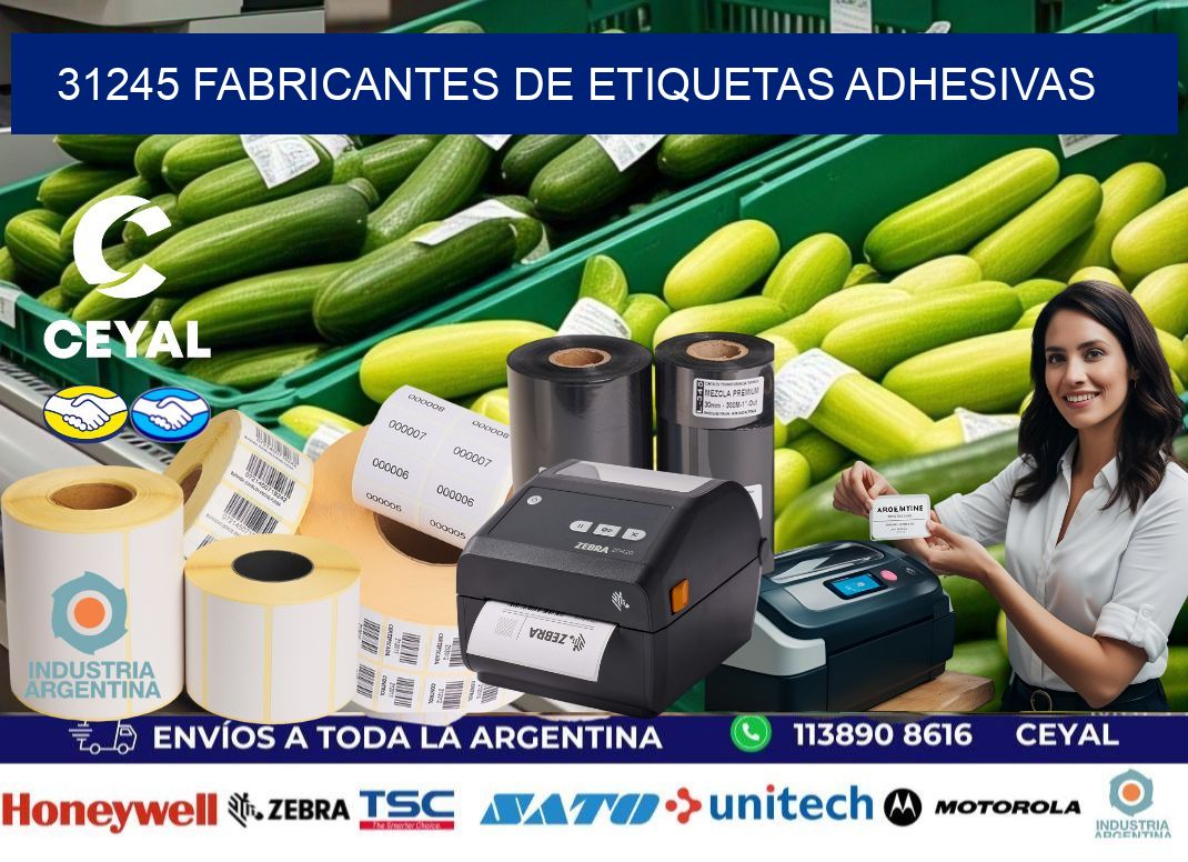 31245 Fabricantes de etiquetas adhesivas