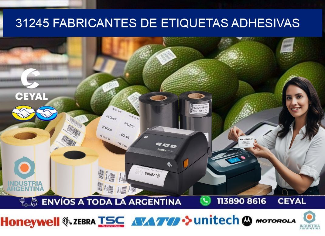 31245 Fabricantes de etiquetas adhesivas