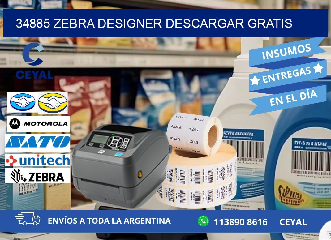 34885 Zebra Designer Descargar gratis