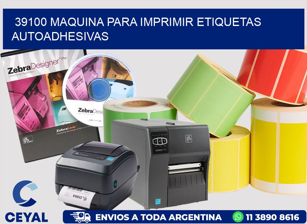 39100 maquina para imprimir etiquetas autoadhesivas