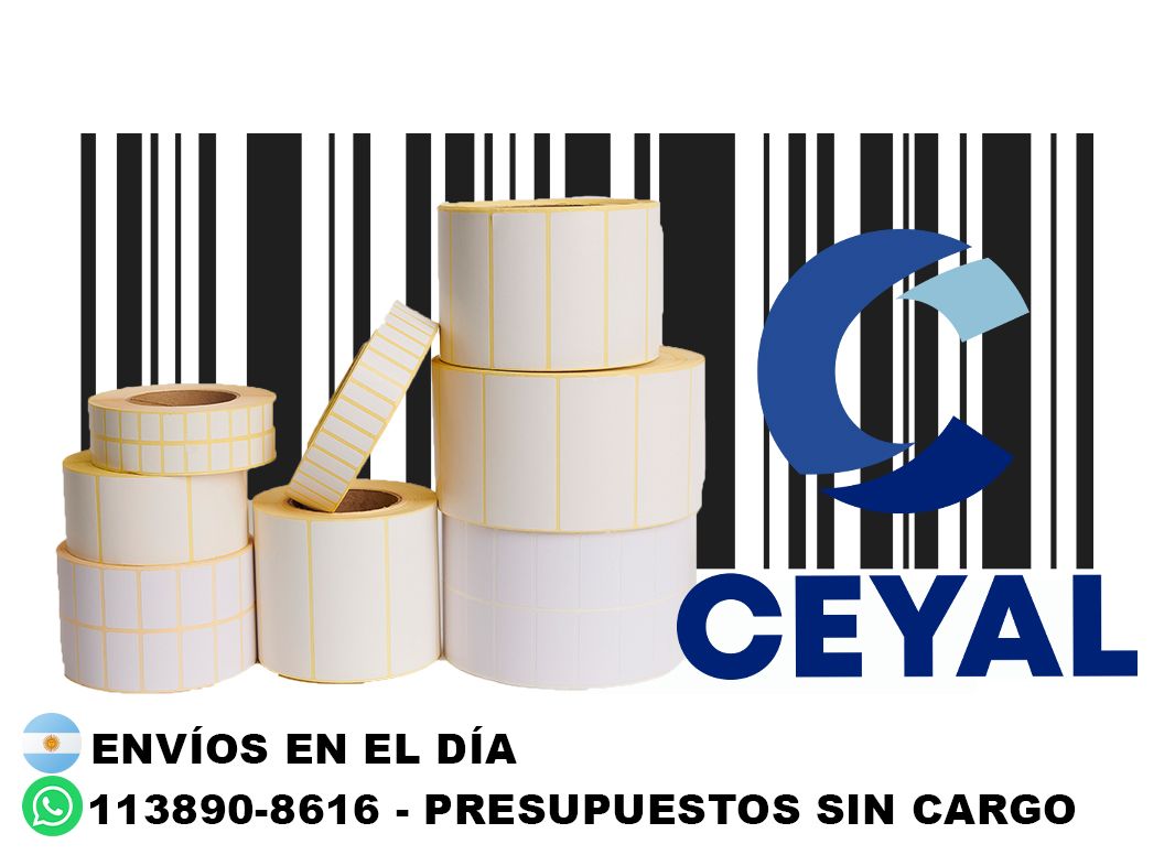 4 cajas de etiquetas 25 x 20