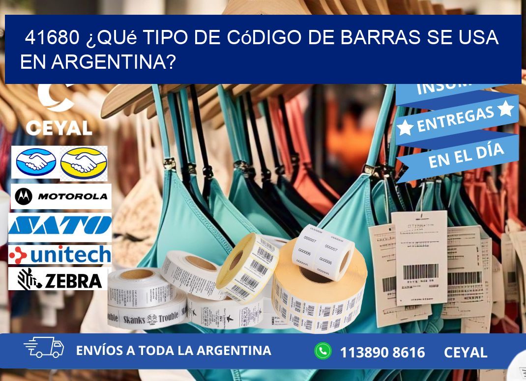 41680 ¿Qué tipo de código de barras se usa en Argentina?
