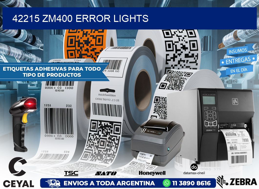 42215 ZM400 error lights