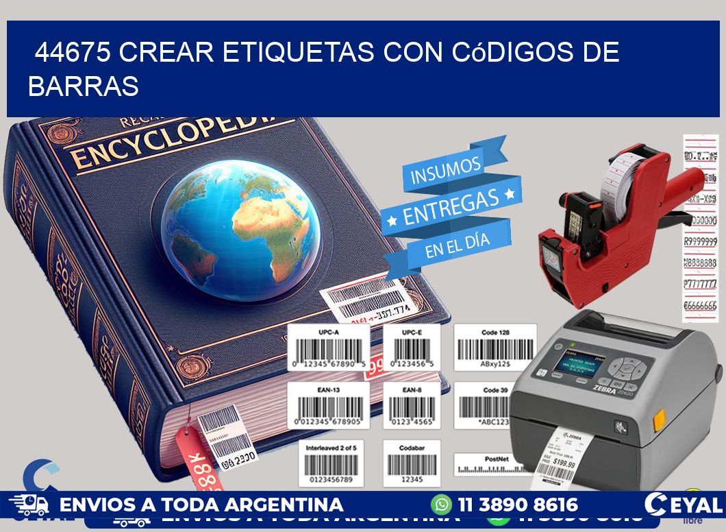 44675 Crear etiquetas con códigos de barras