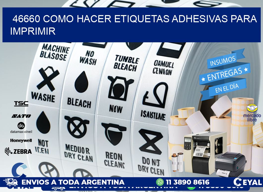 46660 Como hacer etiquetas adhesivas para imprimir