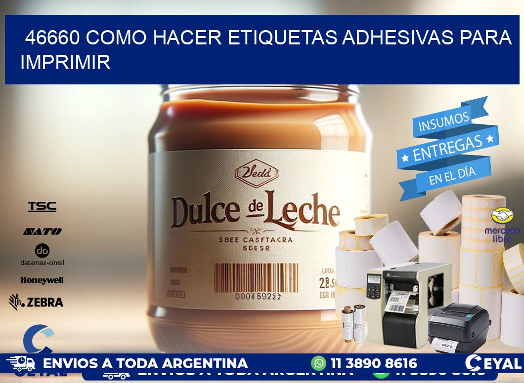 46660 Como hacer etiquetas adhesivas para imprimir