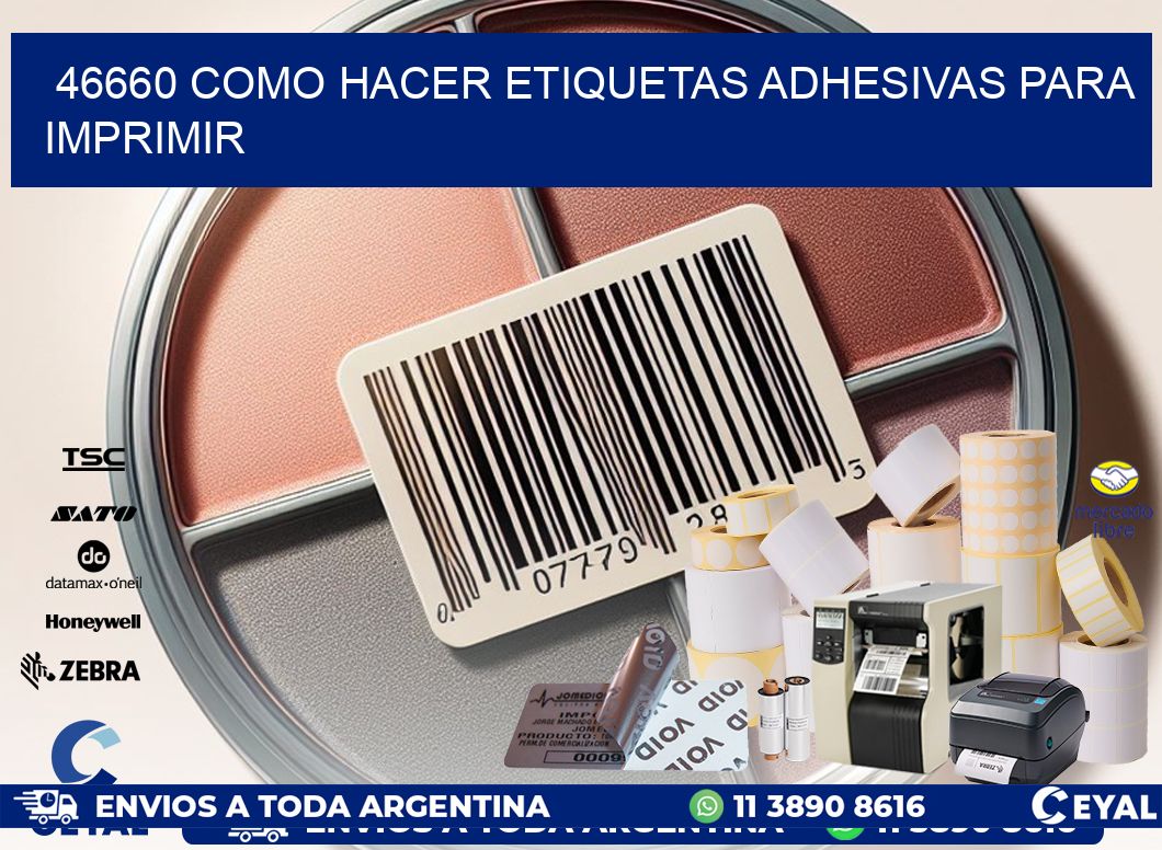 46660 Como hacer etiquetas adhesivas para imprimir