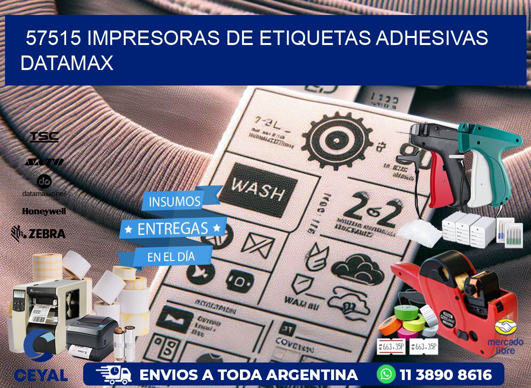 57515 impresoras de etiquetas adhesivas datamax