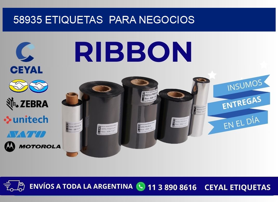 58935 etiquetas  para negocios