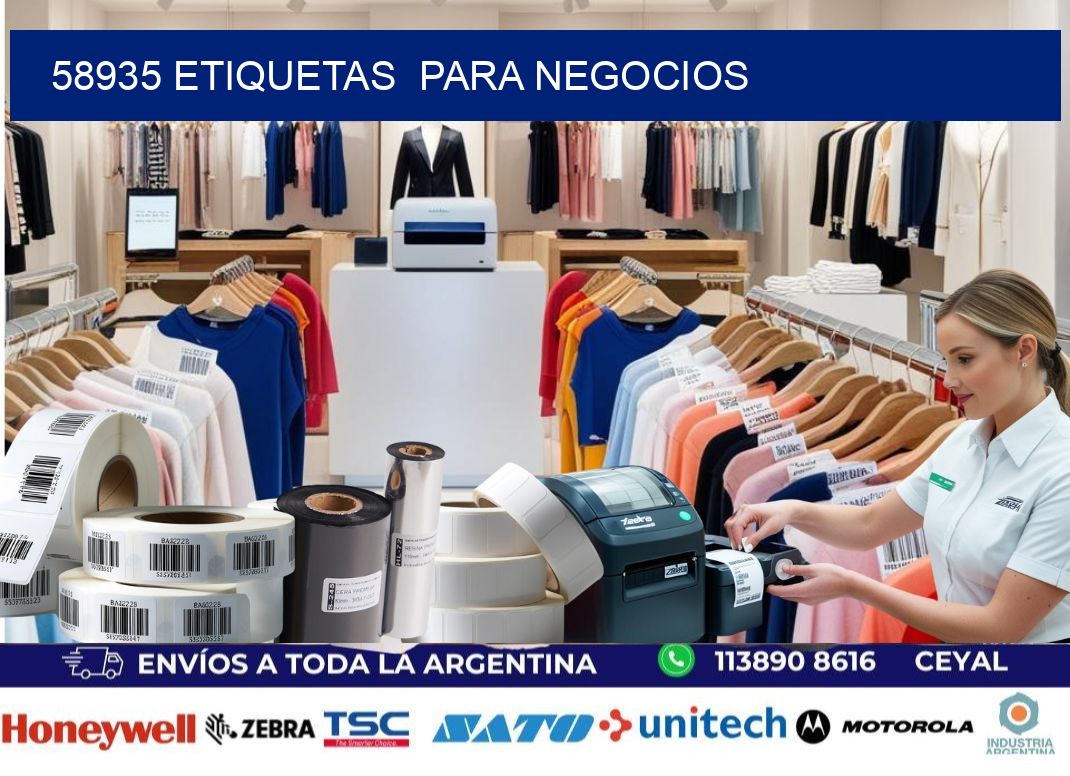 58935 etiquetas  para negocios