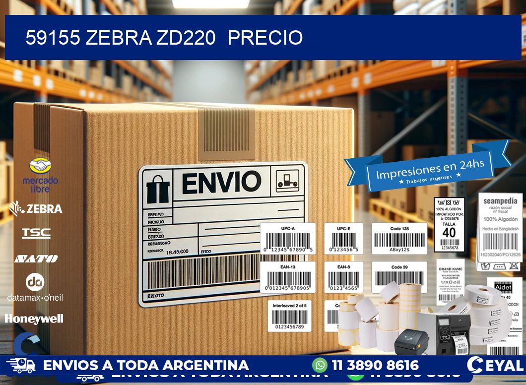 59155 Zebra ZD220  precio
