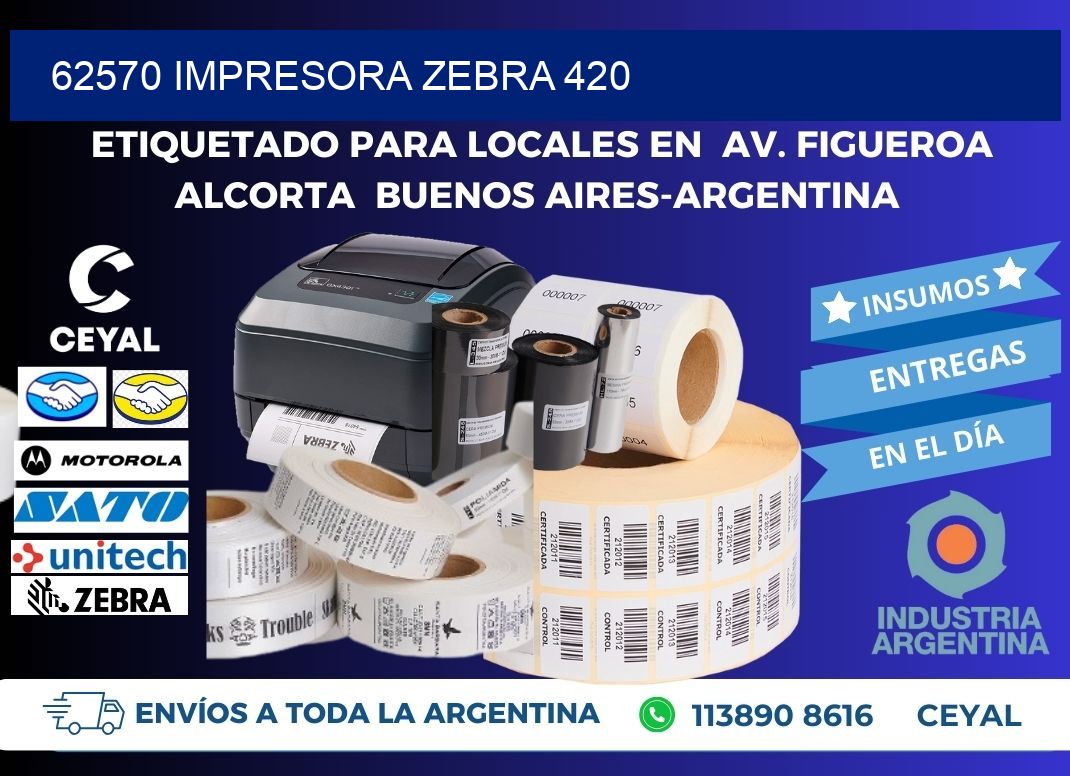 62570 impresora zebra 420