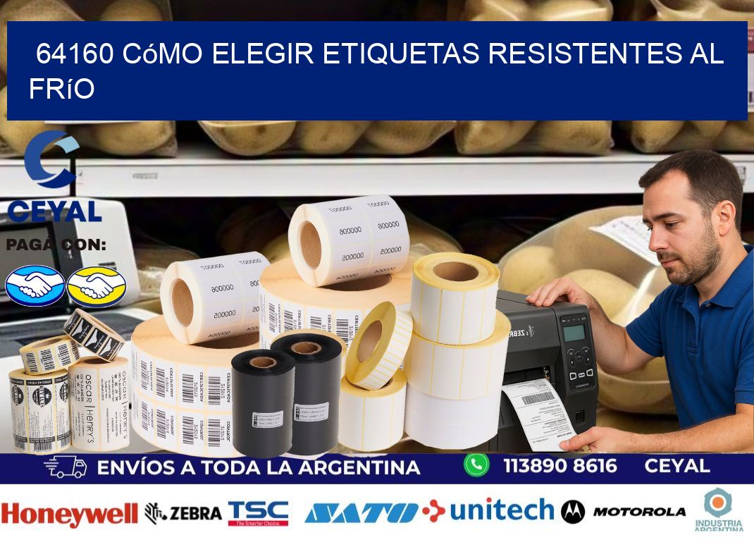 64160 cómo elegir etiquetas resistentes al frío