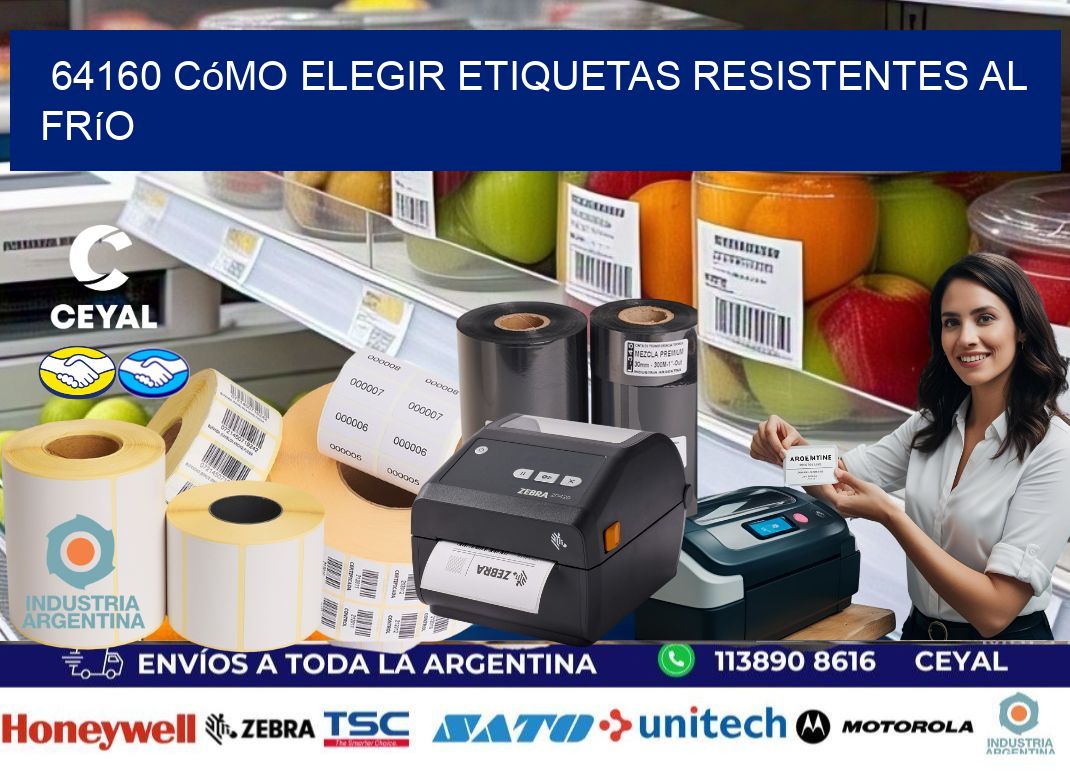 64160 cómo elegir etiquetas resistentes al frío