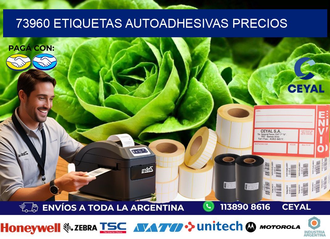 73960 Etiquetas autoadhesivas precios