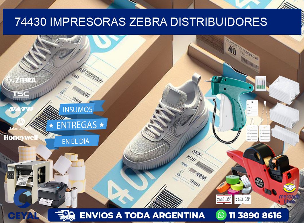 74430 impresoras Zebra distribuidores
