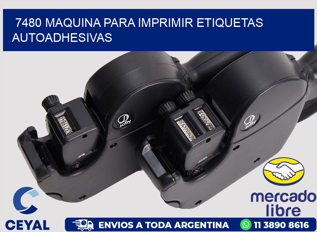 7480 maquina para imprimir etiquetas autoadhesivas