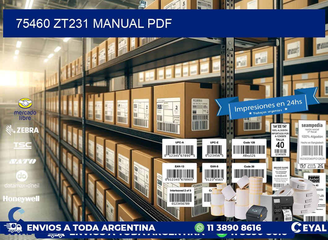 75460 ZT231 manual PDF