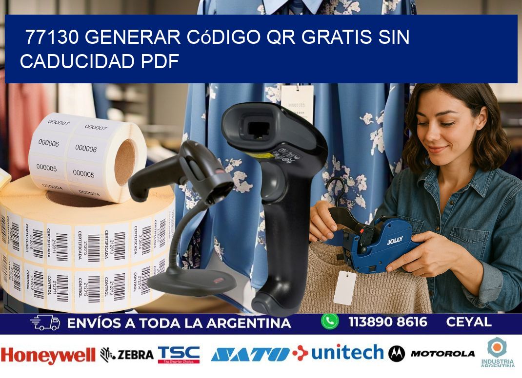 77130 Generar código QR gratis sin caducidad PDF