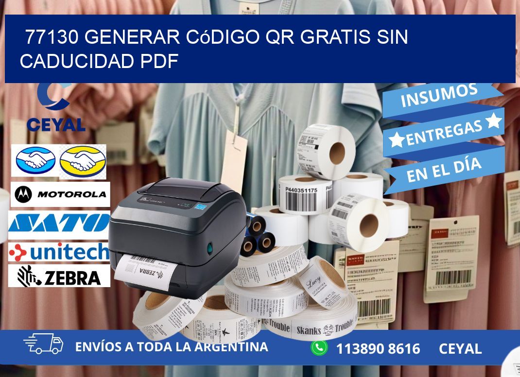 77130 Generar código QR gratis sin caducidad PDF