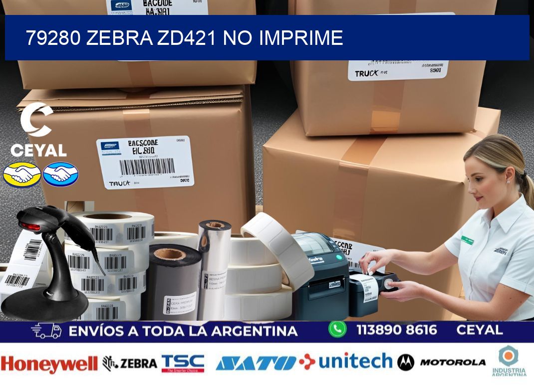 79280 Zebra ZD421 no imprime