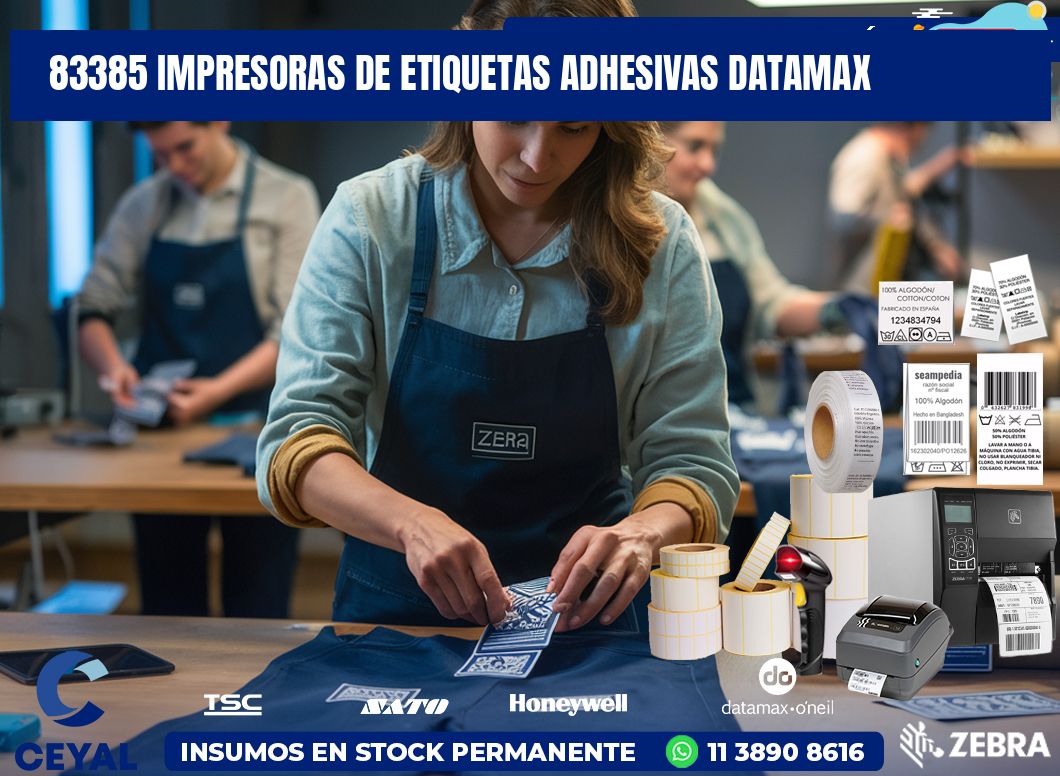 83385 impresoras de etiquetas adhesivas datamax