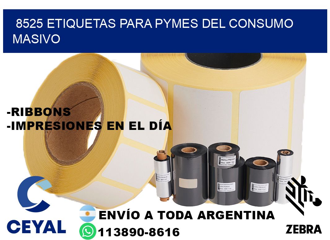 8525 Etiquetas para pymes del consumo masivo