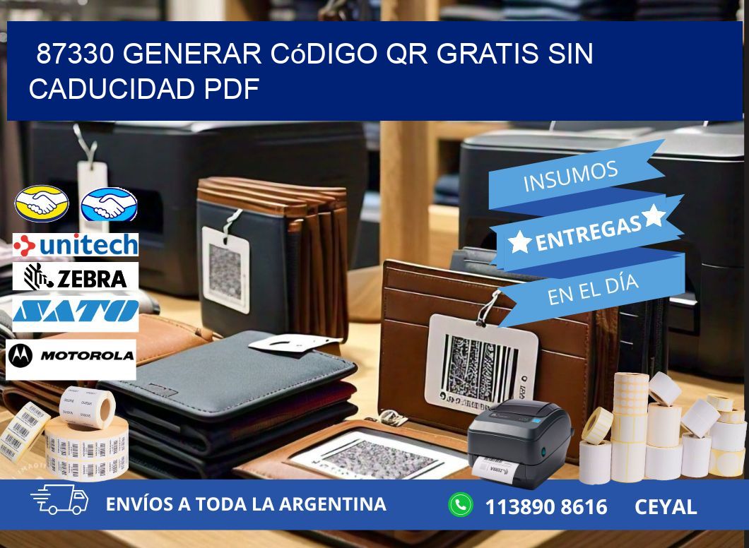 87330 Generar código QR gratis sin caducidad PDF