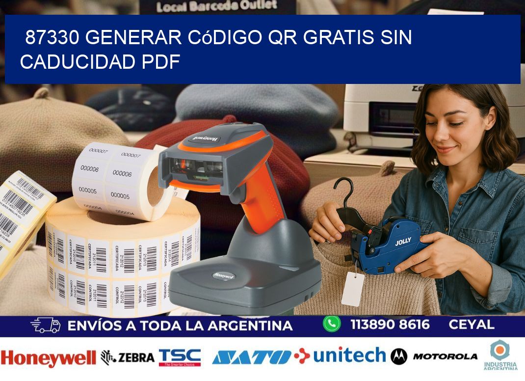 87330 Generar código QR gratis sin caducidad PDF