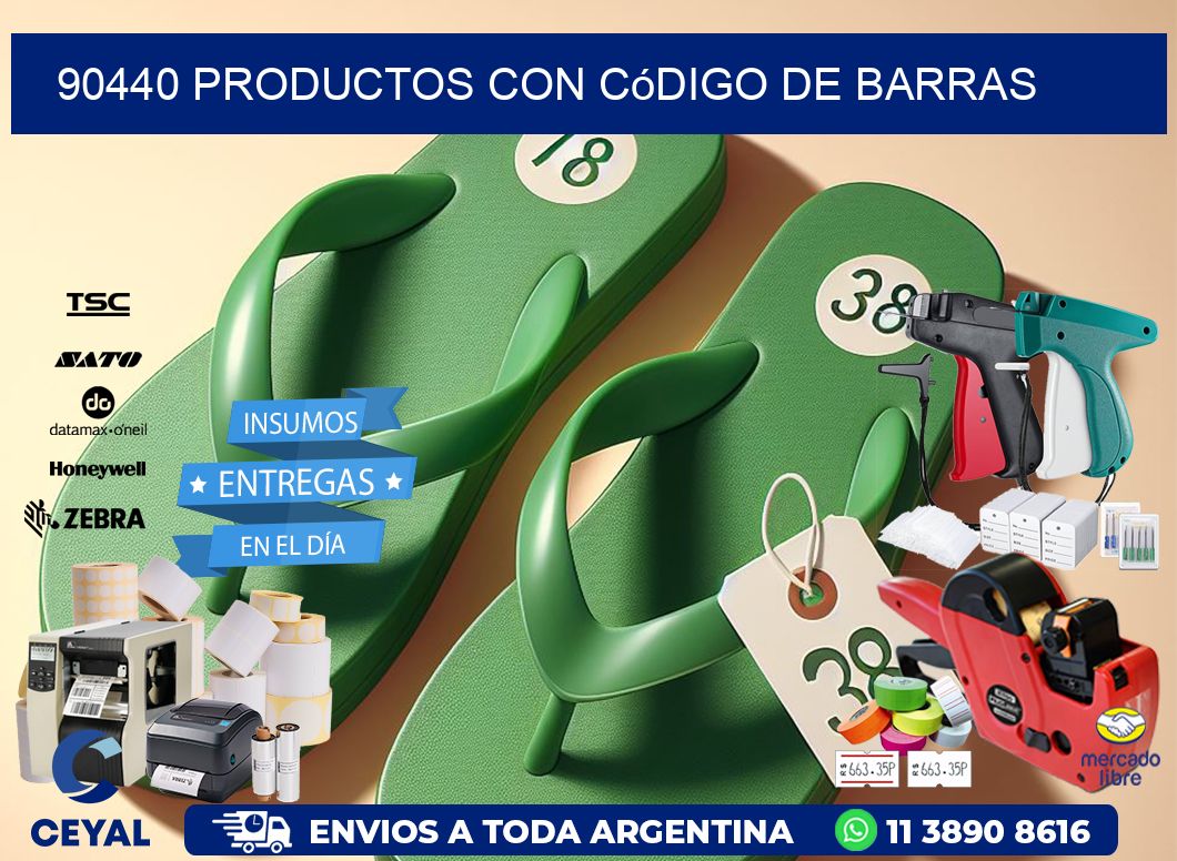 90440 Productos con código de barras