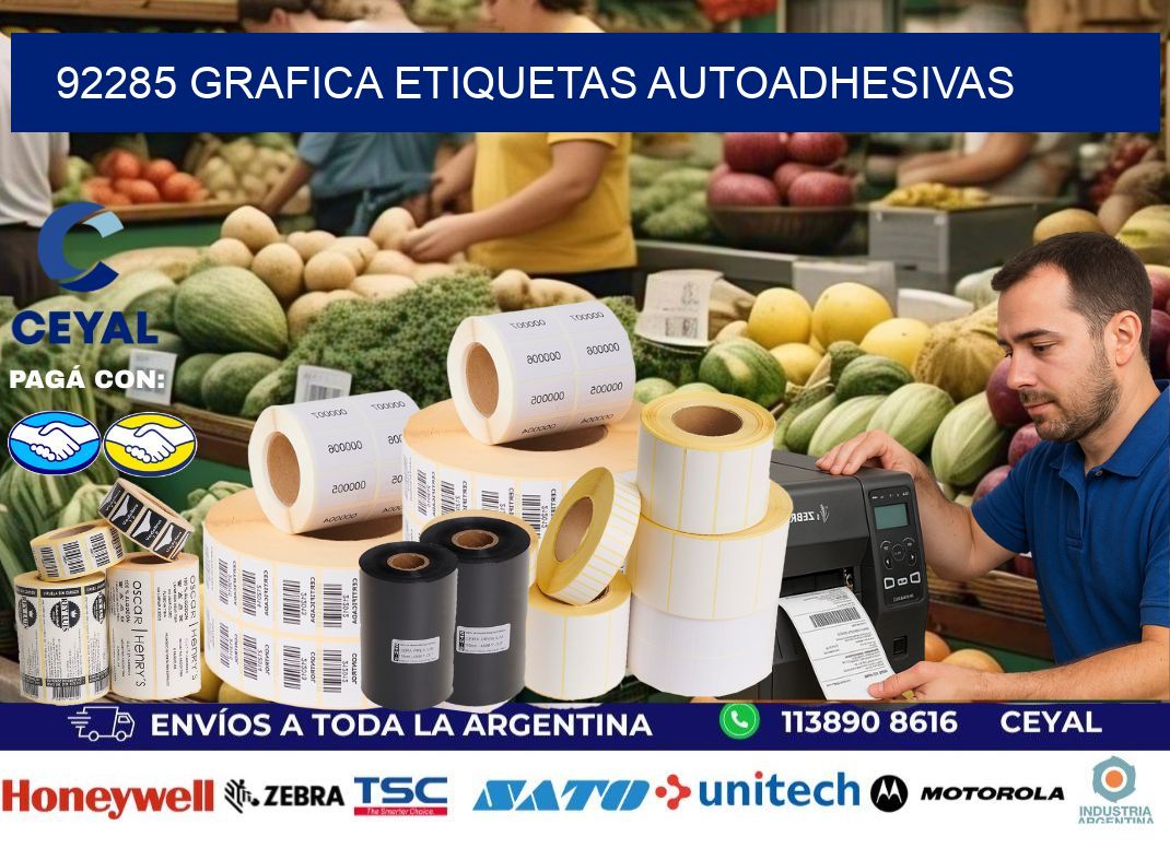 92285 Grafica etiquetas autoadhesivas