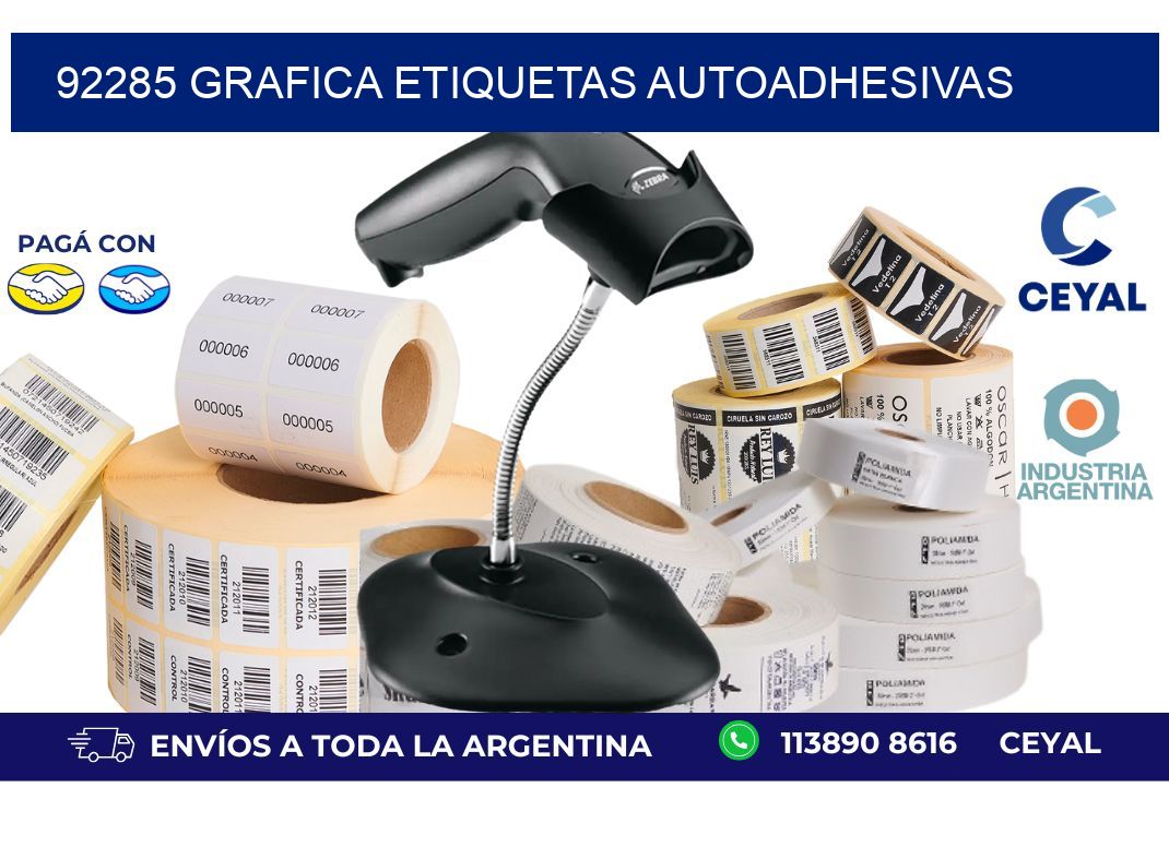 92285 Grafica etiquetas autoadhesivas