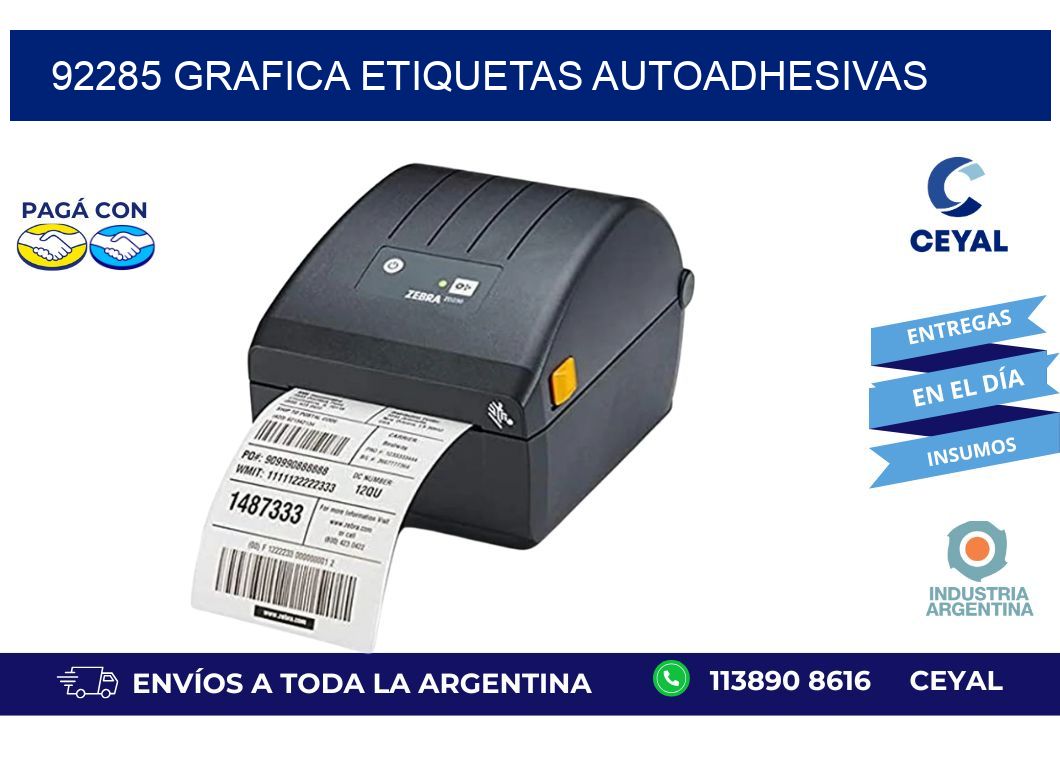 92285 Grafica etiquetas autoadhesivas