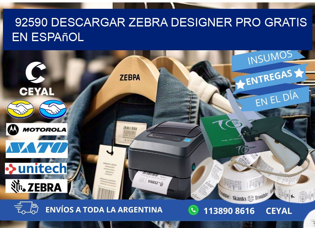 92590 Descargar Zebra Designer Pro gratis en Español