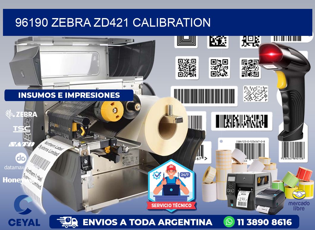 96190 Zebra ZD421 Calibration