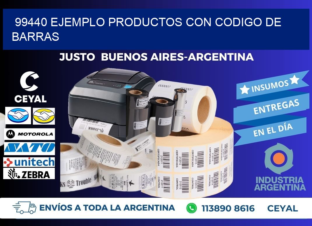 99440 ejemplo productos con codigo de barras