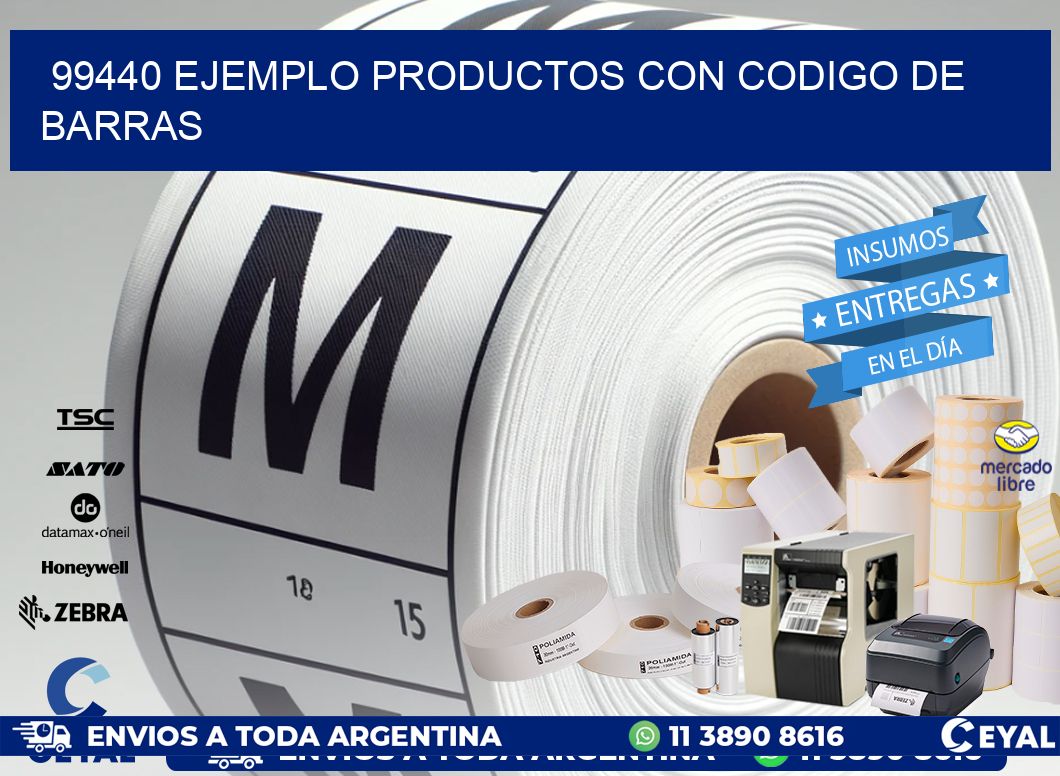 99440 ejemplo productos con codigo de barras