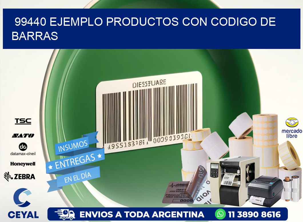 99440 ejemplo productos con codigo de barras