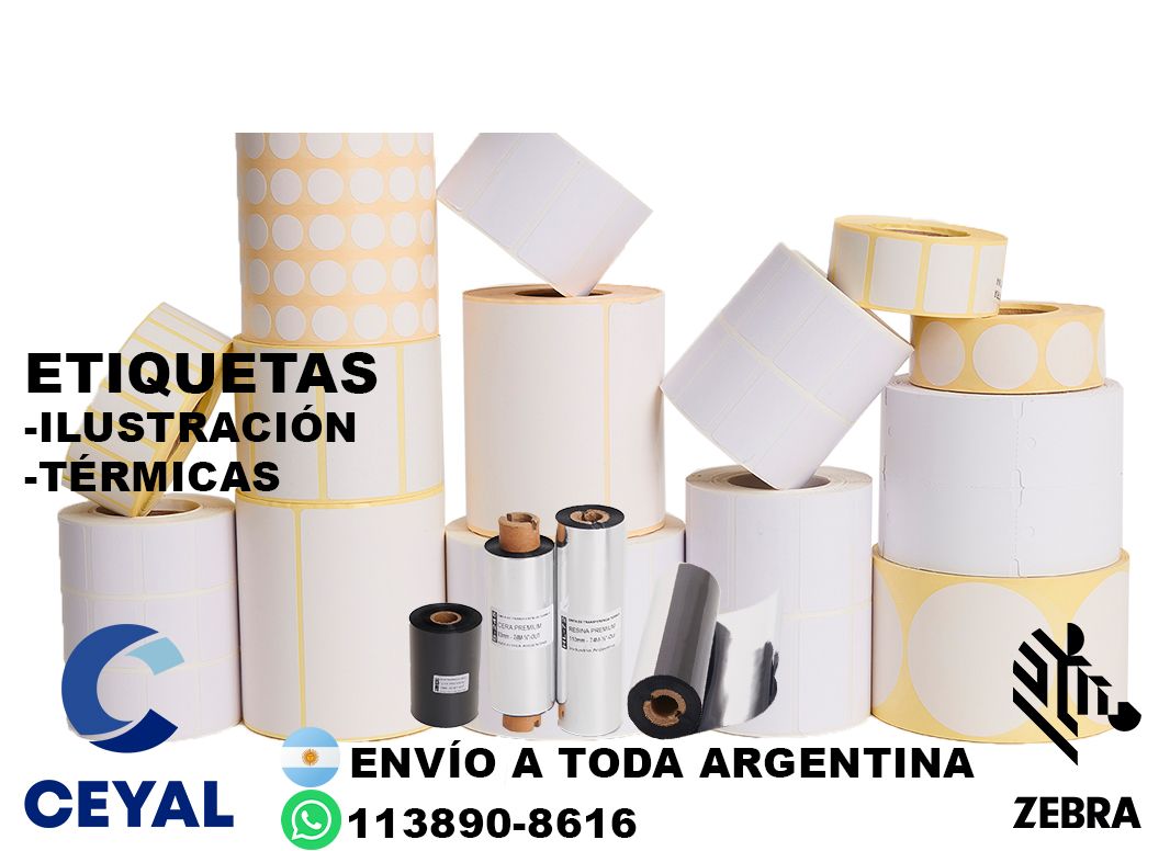 ETIQUETAS PARA MENSAJERIAS 96 x 83