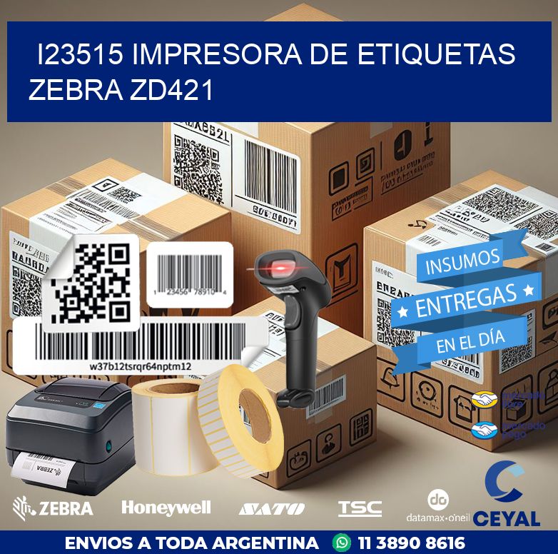 I23515 impresora de etiquetas Zebra ZD421