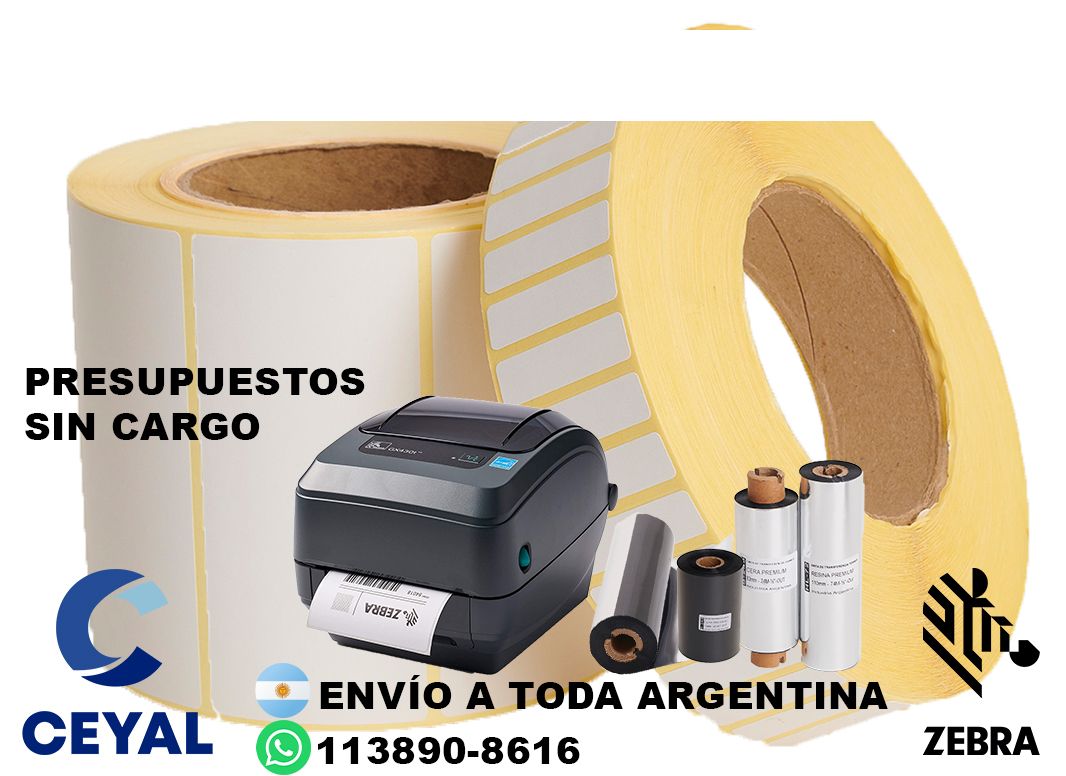 Poliamida  y etiquetas 77 x 46 argentina