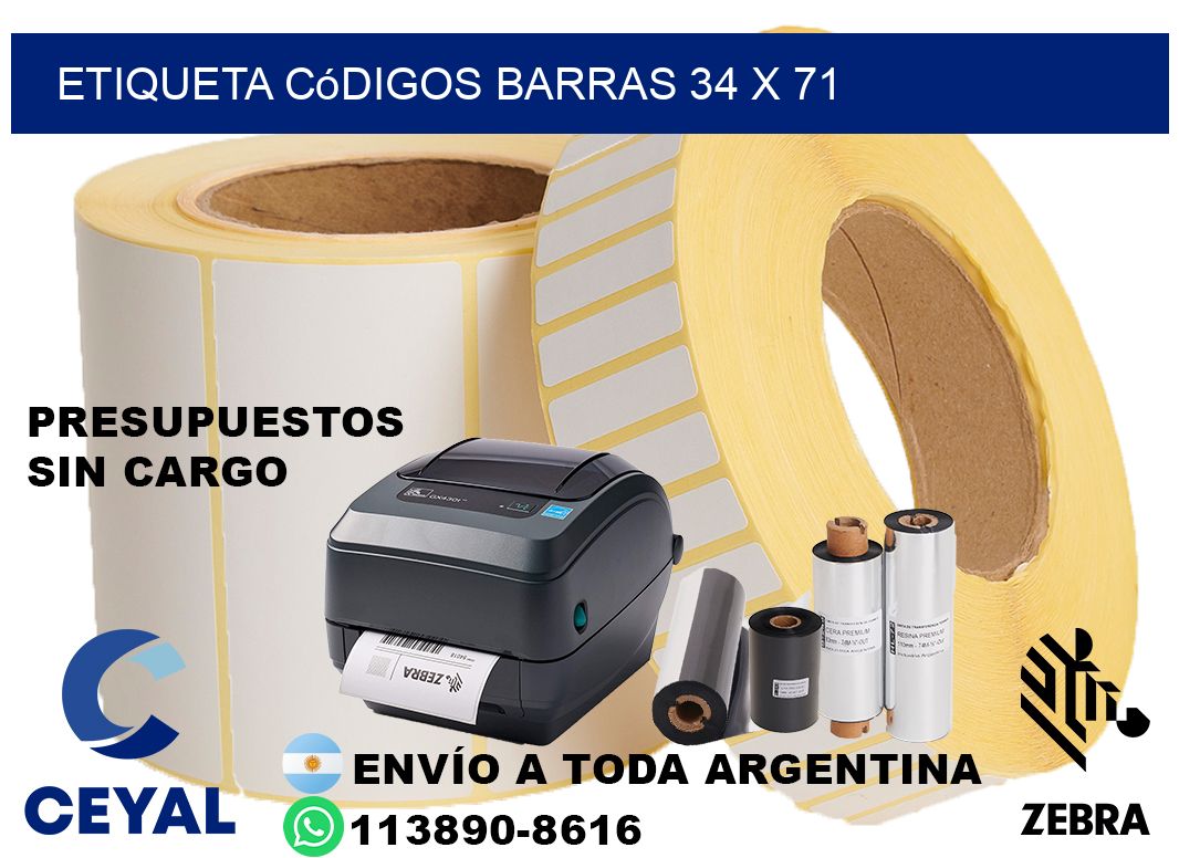 etiqueta códigos barras 34 x 71