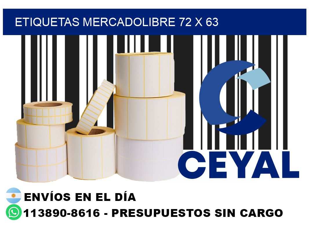 etiquetas mercadolibre 72 x 63