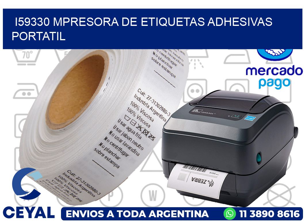 i59330 mpresora de etiquetas adhesivas portatil