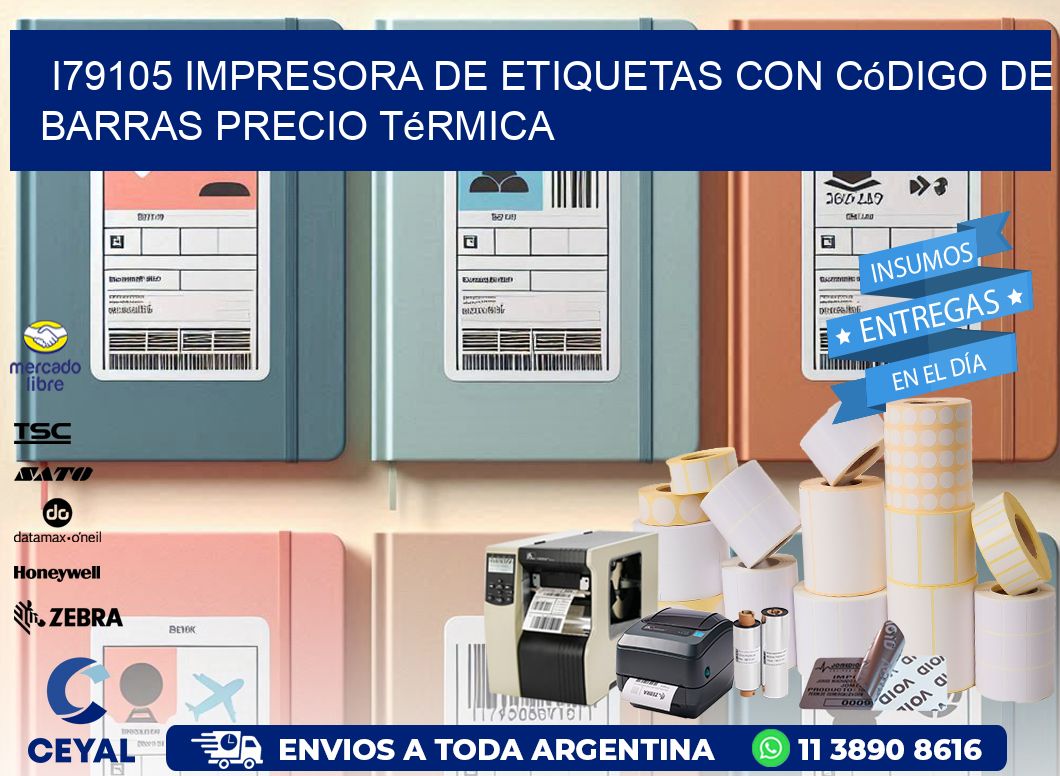 i79105 impresora de etiquetas con código de barras precio térmica
