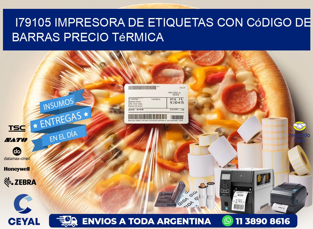 i79105 impresora de etiquetas con código de barras precio térmica