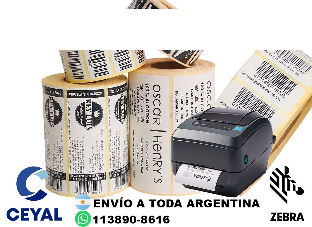impresoras de etiquetas adhesivas mercadolibre  39 x 67
