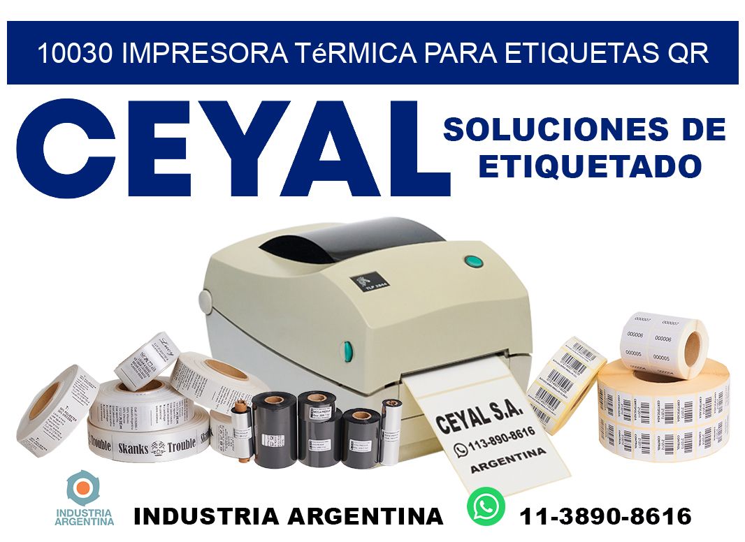 10030 impresora térmica para etiquetas QR