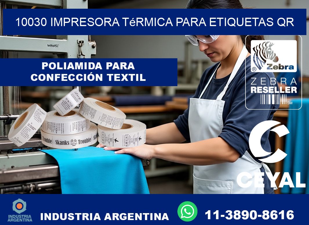 10030 impresora térmica para etiquetas QR